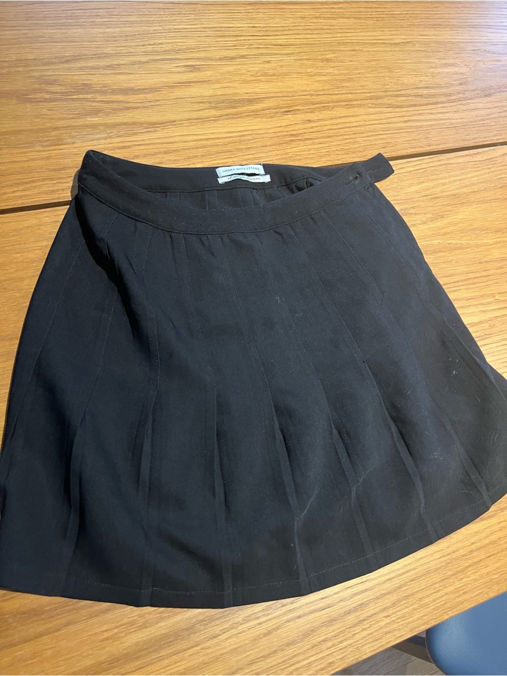 Urban Outfitters Black Skater Pleated Mini Skirt